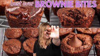 The BEST BROWNIE BITES RECIPE EVER!