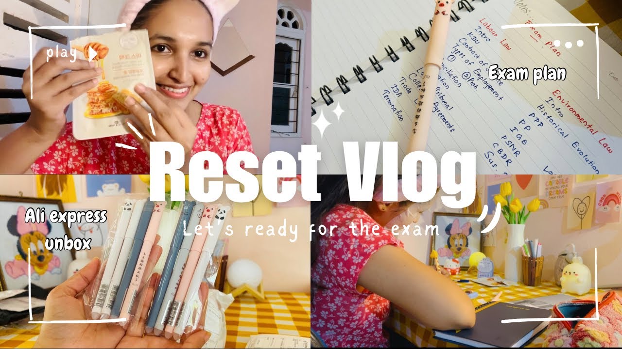 පිළිවෙළට වැඩ Manage කරමු📚| Exam Plan💓| New Stationary Haul 🛍️ #study