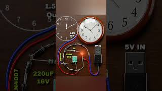 5V Operated Clock Driver Circuit..⏰save project 📌
