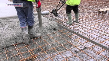 Concrete screed rail system - Acra Screed