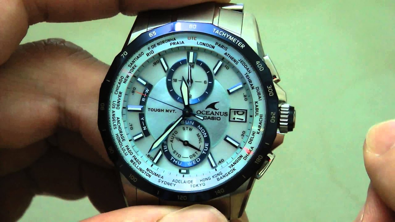 Oceanus Manta OCW-S2000P Smart Access World time and Chronometer 