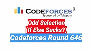 Odd Selection (If Else Sucks) | Codeforces Round #646 Problem A