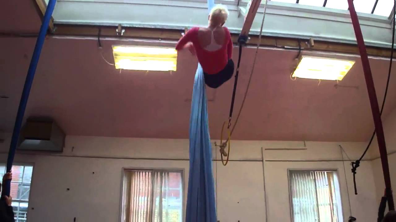 Aerial Silks Mobile Pose to Catchers Drop YouTube