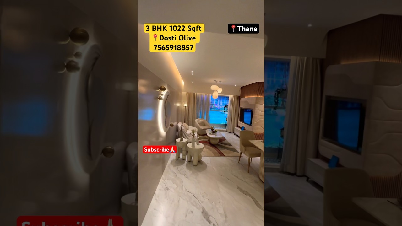 Dosti Olive || 3 BHK, 1022 Sqft || Balkum Thane west 