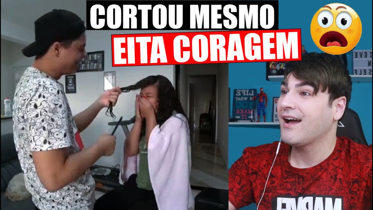 ELE CORTOU O CABELO CACHEADO DA NAMORADA E AGORA VAI TER QUE CASAR! SERA QUE DEU RUIM?