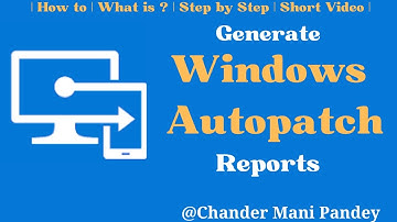 Windows Autopatch Quality Updates Reporting