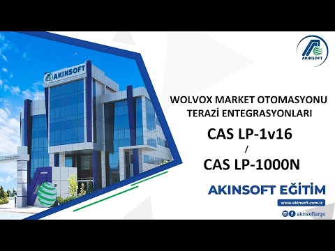 WOLVOX Market Otomasyonu - CAS LP 1v16 ve LP 1000N Terazi Entegrasyonları