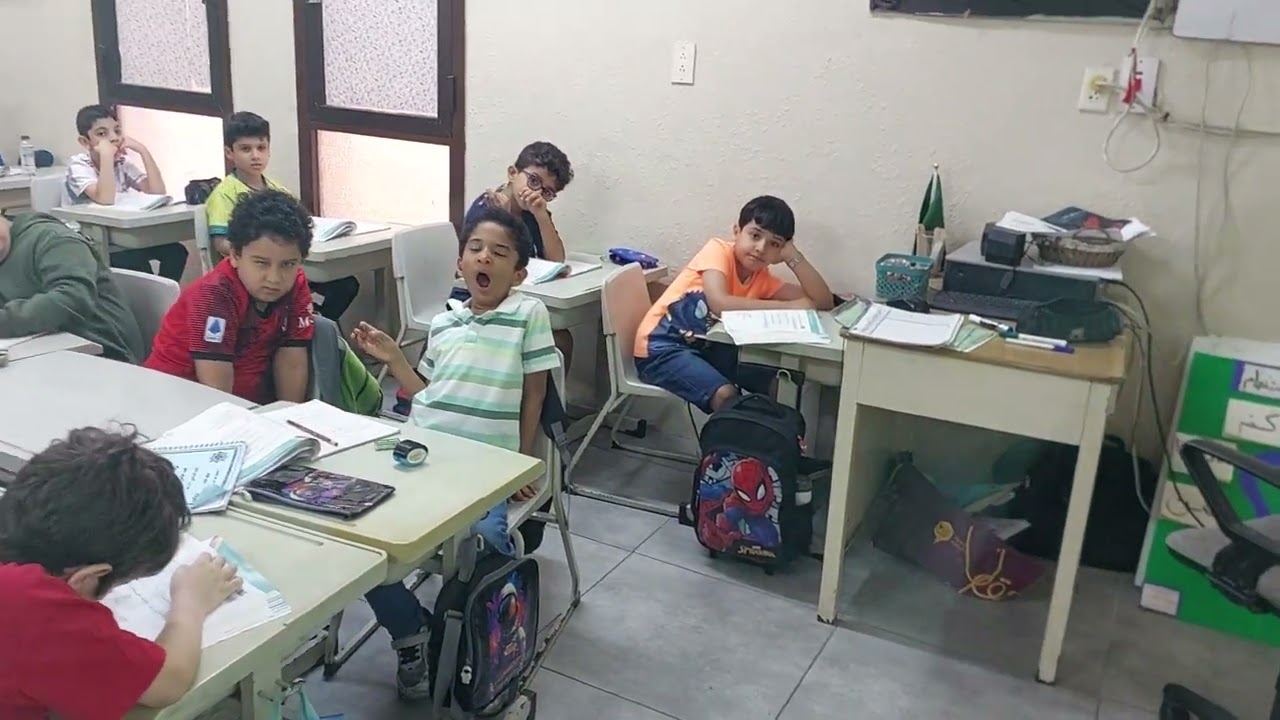 المقطع المشدد وطلاب الصف الثاني تأسيس مدرسة رياض المعرفة 