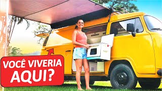 NÃO IMAGINAVA TANTO TRABALHO VIVENDO ASSIM - KOMBI MEL MOTORHOME