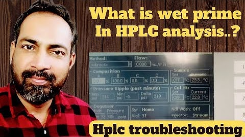 hplc troubleshooting | wet prime kaise kartai hain | Hplc | hindi