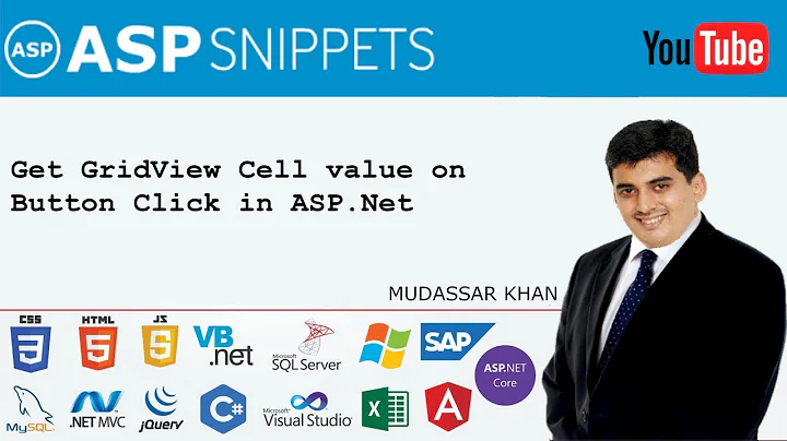 Get GridView Cell value on Button Click in ASP.Net using C#