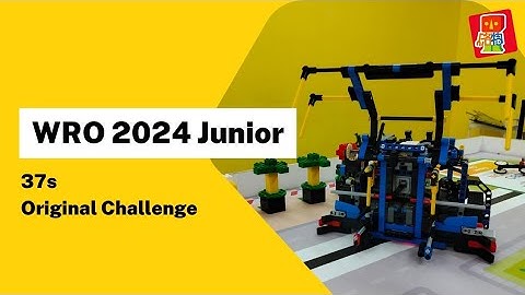 【WRO 2024 Junior】37s - Original Challenge | SLR Robotics