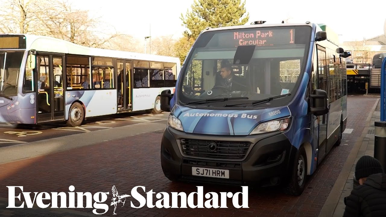 UK’s first self driving electric bus unveiled