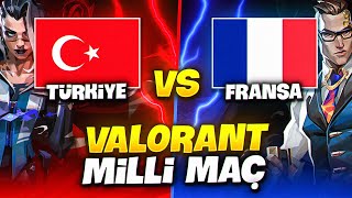 TÜRK RADİANTLAR vs FRANSIZ RADİANTLAR Valorant Maçı | Milli Maçlar Serisi  #1