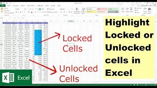 Highlight Locked or Unlocked Cells in Excel using Conditional Formatting