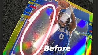 Modern Era Sports Card Restoration: Print Lines & Surface Residue Removal
