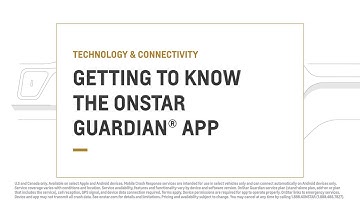 OnStar Guardian App Overview & How To | Chevrolet