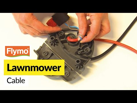 How to Replace the Cable on a Flymo Lawnmower