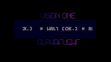 Alphaflight/Vision 1 - 180k Music Intro [Amiga 50 fps]