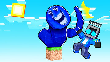 One Block Skyblock with HUNGRY SNAKES in Minecraft!