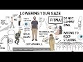 How to lower your gaze properly  animated islamic