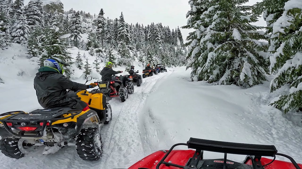 URCĂM pe MUNTE la Varful Zanoaga Mare *Altitudine 1788m* 🥶⛰🌲5 ATV-uri & RZR