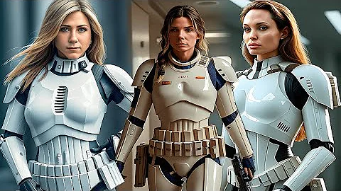 Ai art variant - a female selection of famous celebrity stormtroopers