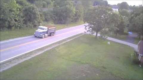 Syma x5c video footage with x5hc props.