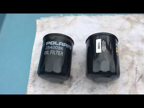 Polaris oil filter compared to Wix oil filter