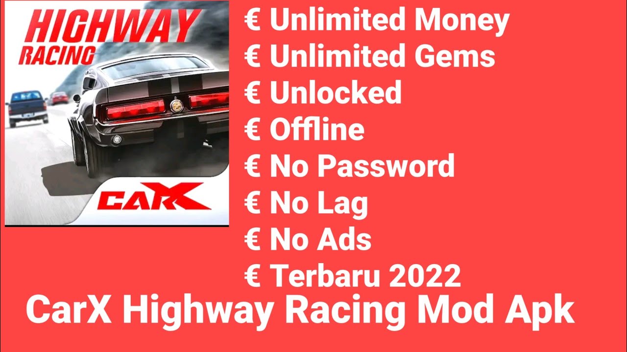 CarX Highway Racing Mod Apk YouTube