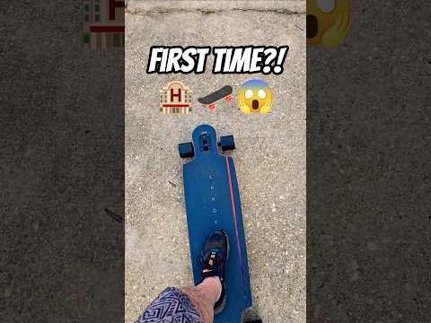 First Time On A Skateboard...Here We Go!   