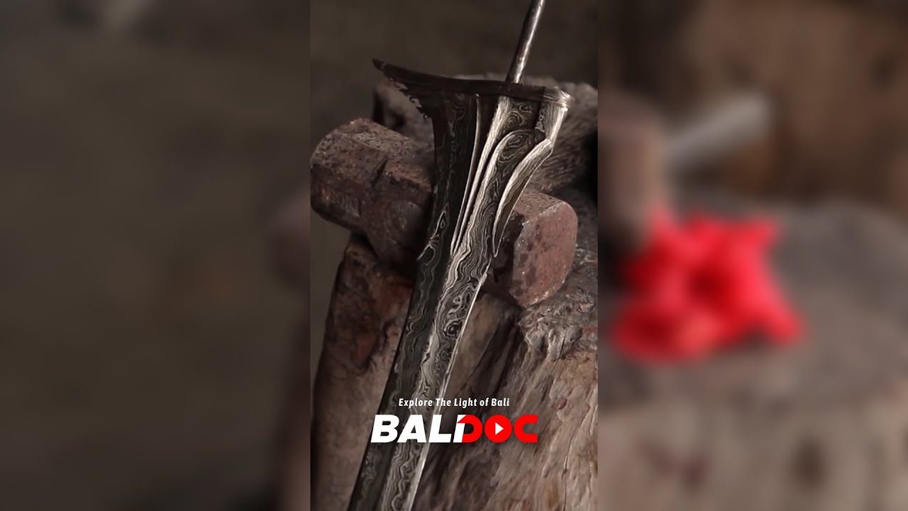 Proses Pembuatan Keris Bali Kamardikan (part 6) #shorts  #keriskamardikan #keris #pande #kerisbali