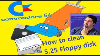 How to clean Commodore 64 floppy disk after 35 years