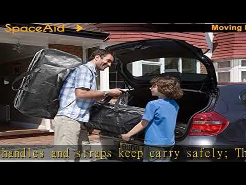 SpaceAid Heavy Duty Moving Bags, Extra Large Storage Totes W/Backpack  Straps Strong Handles & Zippers, Alternative to Moving Boxes, Packing &  Moving