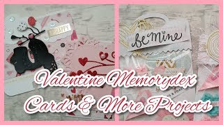 Valentine Memorydex Cards & More Projects