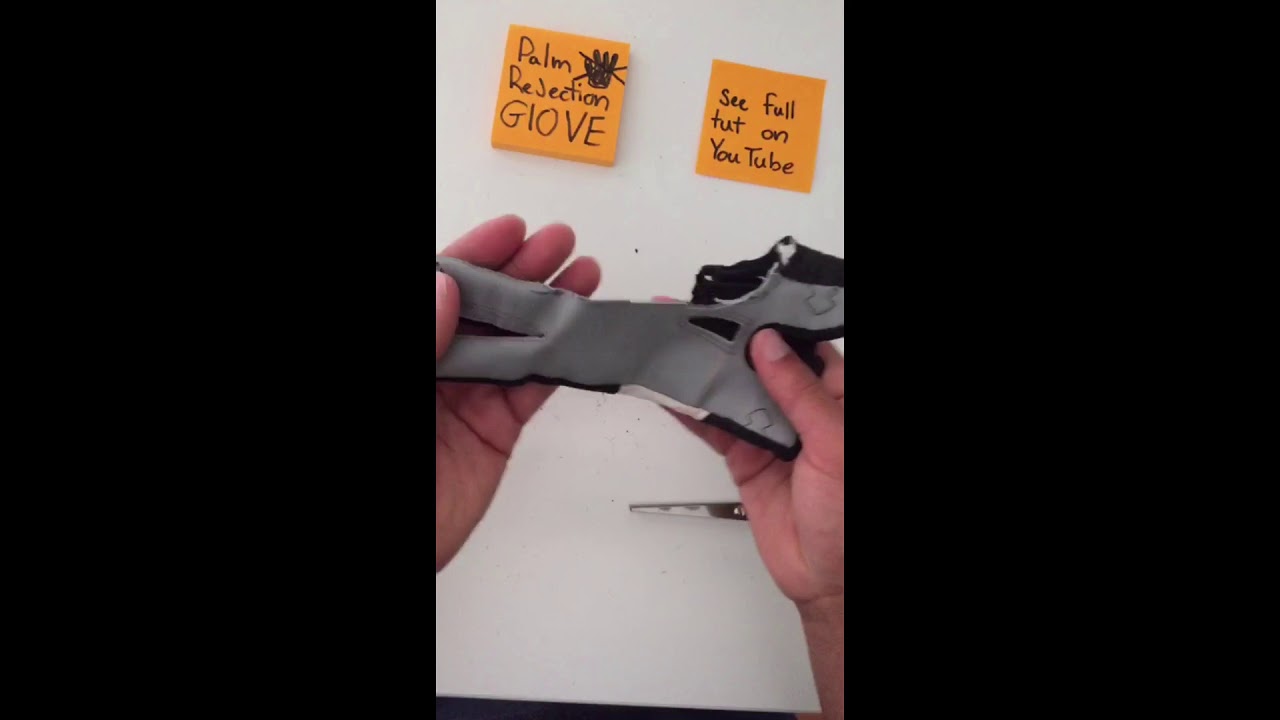 HOW TO MAKE YOUR OWN TABLET GLOVE - FOR DIGITAL ARTISTS 