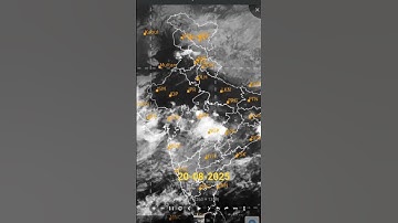 Indian Weather Satellite Image Today 20-08-2025 #shorts #mumbaiweather #mumbairains #mausamsamachar