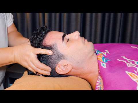 ASMR: I Passed OUT 😴 Bangkok Hot Oil Head Massage Sent me to Sleep
