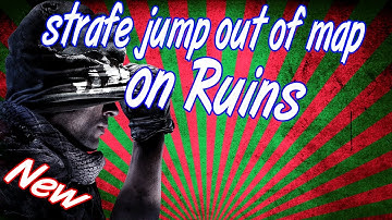 New Online Call of duty Ghost glitch strafe jump out of map ruins