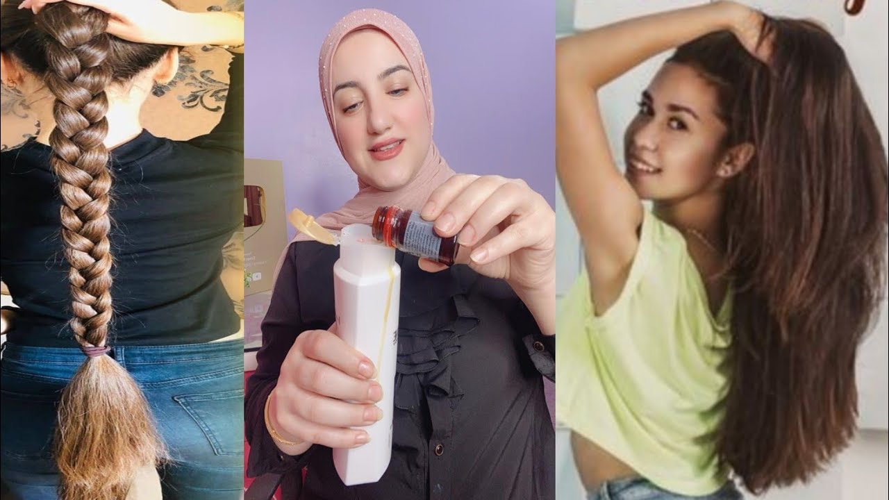 ضفية الى الشامبو يطول الشعر  بجنوون ويمنع التساقط والقشرة