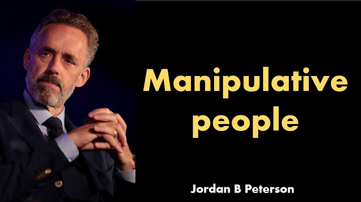 Manipulative people | Jordan Peterson