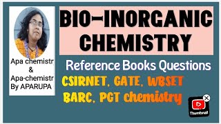 Bio-Inorganic Chemistry Reference Book Questions Solution|Target CSIRNET #csirnetjune2026 