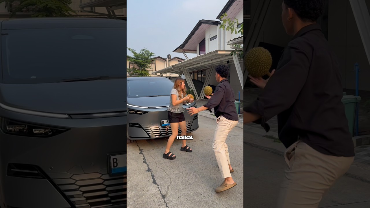 Mobil gua dilempar durian #dellaseptt #comedy #funny #fun #trend
