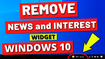 How to Disable News and Interests Widget on Windows 10 Taskbar