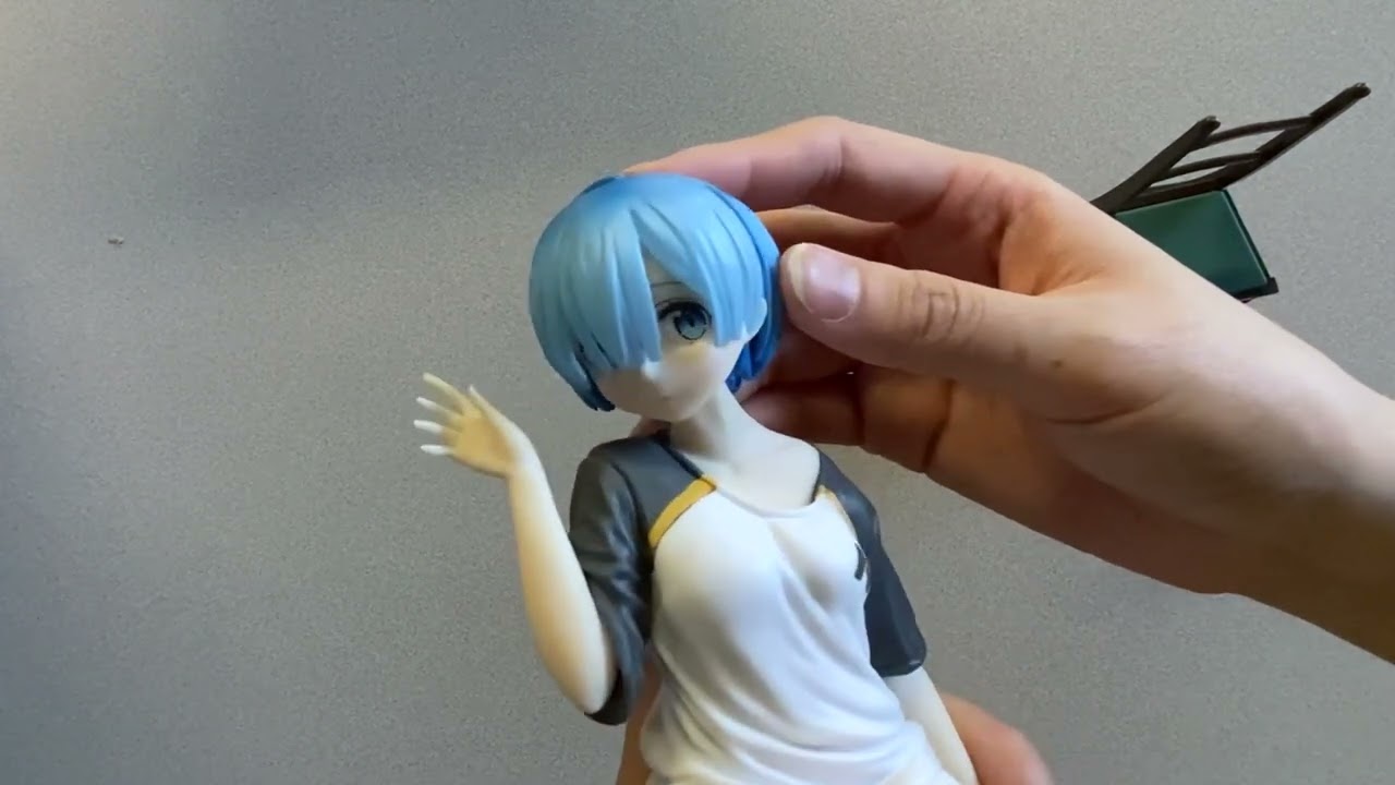 Rem from Re:Zero in an oversized T-shirt