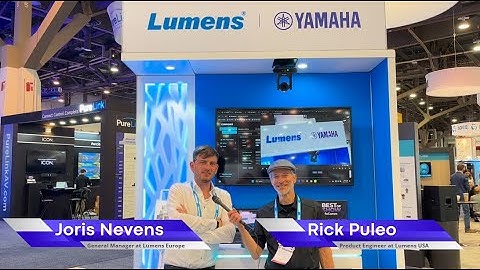 Lumens @ InfoComm 2024: CamConnect Pro Voice-Tracking Solution With Yamaha | Lumens ProAV