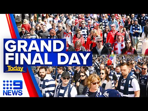 100,000 fans descend to melbourne’s mcg for blockbuster final | 9 news australia