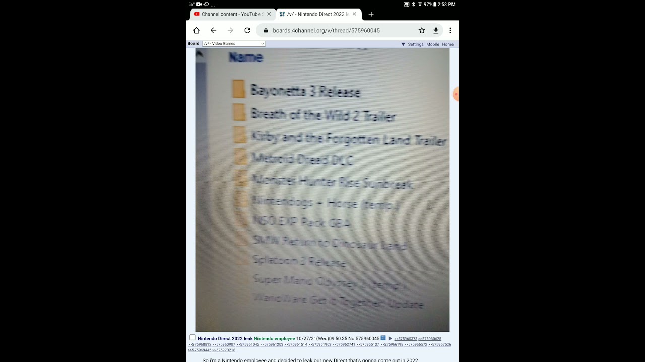 Nintendo direct leak 2022 leaked 