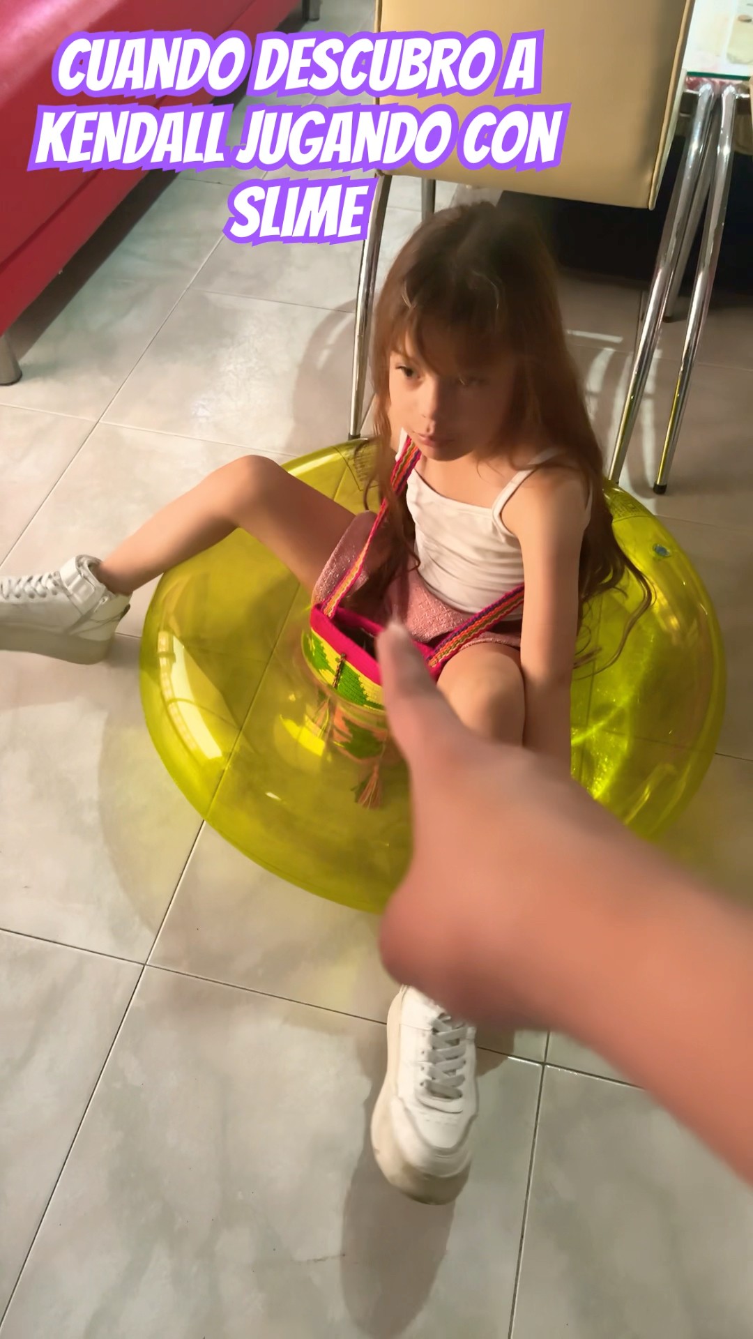 JUGANDO CON SLIME #humor #cosasdefamilia #funny #shortviral