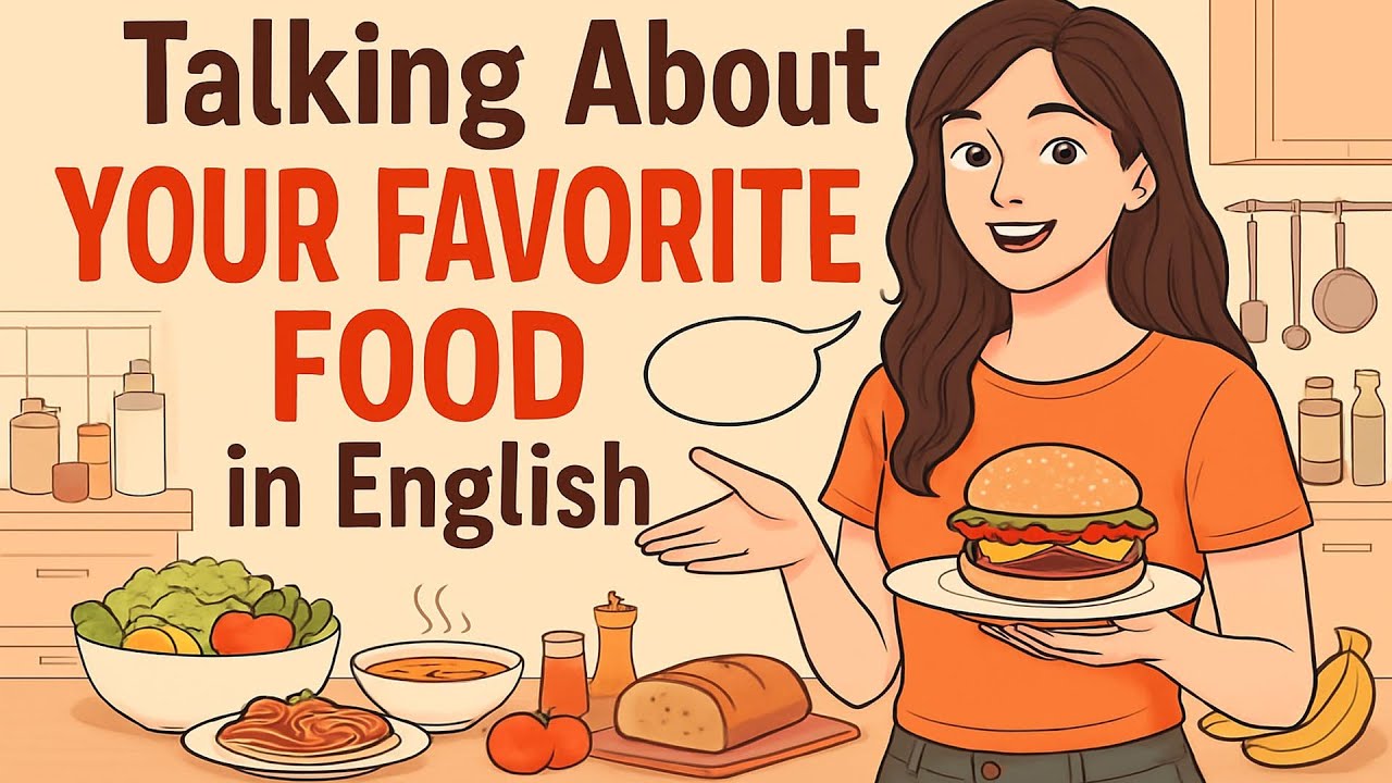 Talking About Your Favorite Food in English | Easy English Conversation Practice